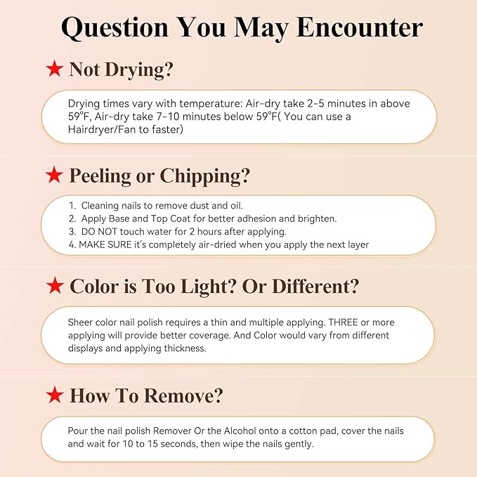 Quick Dry Nail Polish Air Fast Drying, Sheer Nude Regular Color Nail Polish Holographic High Coverage Nail Lacquer Water Based Natural Nail Art Valentine's Day Gift No Required UV LED, 12ML