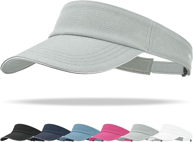 Sukeen Women's Adjustable Fit Runners Lightweight Comfort Performance Visor, Sports Sun Visor One Size Fits Most