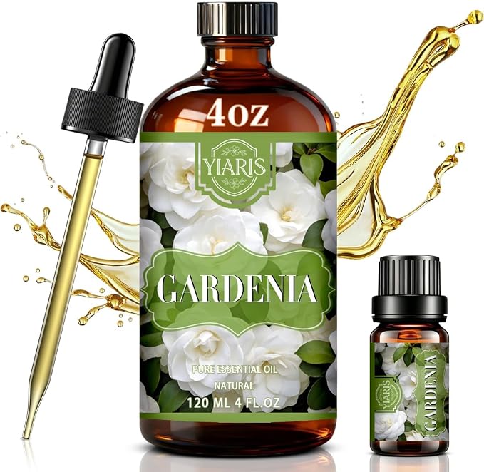 Gardenia Essential Oil 4.33oz for Diffuser & Home Scent | Fragrant gardenia scent for diffuser, aromatherapy, spa, candle making, soap crafting, DIY projects
