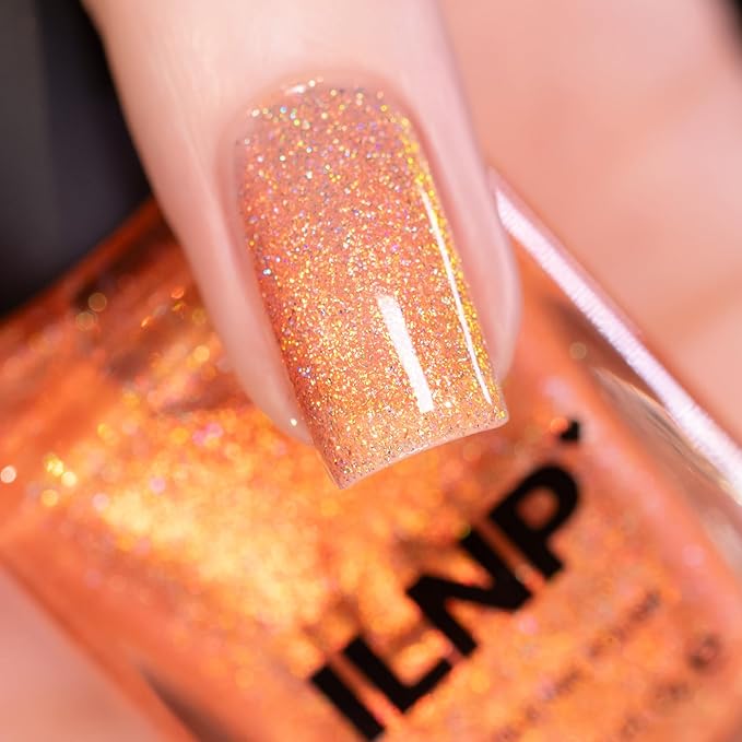 ILNP Peach Ring - Soft Orange Shimmer Nail Polish