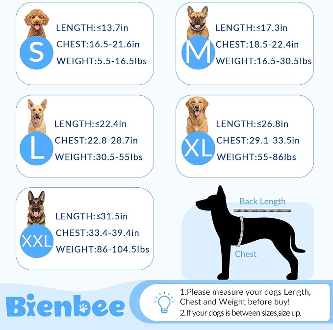 Dog Bathrobe, Super Absorbent for Small to Large Dogs, Light Blue 2XL | Dog Robes with Soft Fleece, Warm & Cozy, Adjustable Fit, and Quick Drying Coat for Baths Swimming and Grooming
