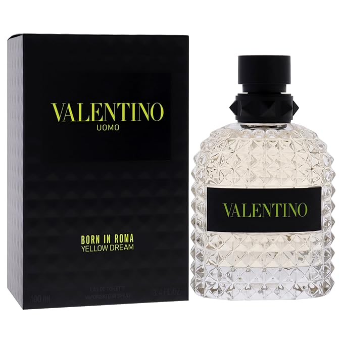 Valentino Uomo Born In Roma Yellow Dream for Men - 3.4 oz EDT Spray