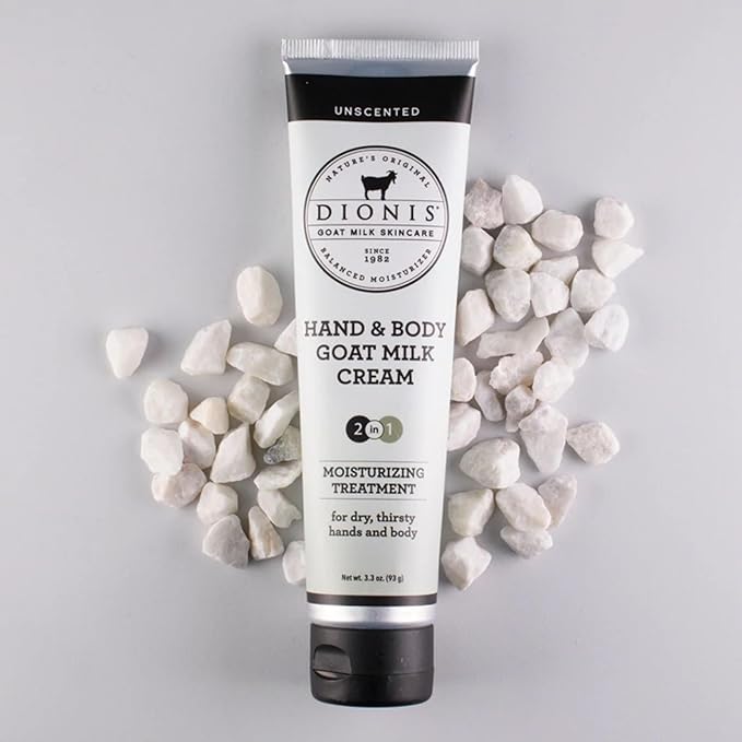 Dionis Goat Milk Hand & Body Cream Unscented 3.3oz (Pack of 1)
