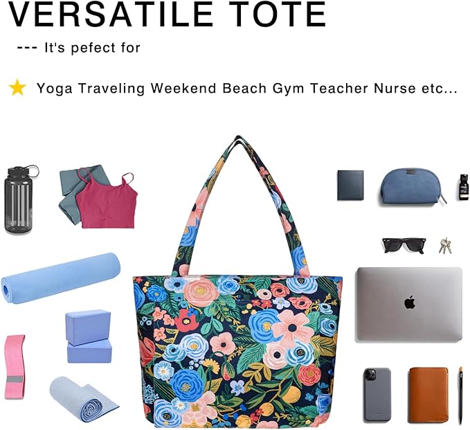 Yoga Mat Bag Yoga Bags and Carriers Fits All Your Stuff Yoga Tote Bag with Zipper Pocket Yoga Mat Carrier Pilates Bag Take in Out Mat Easily