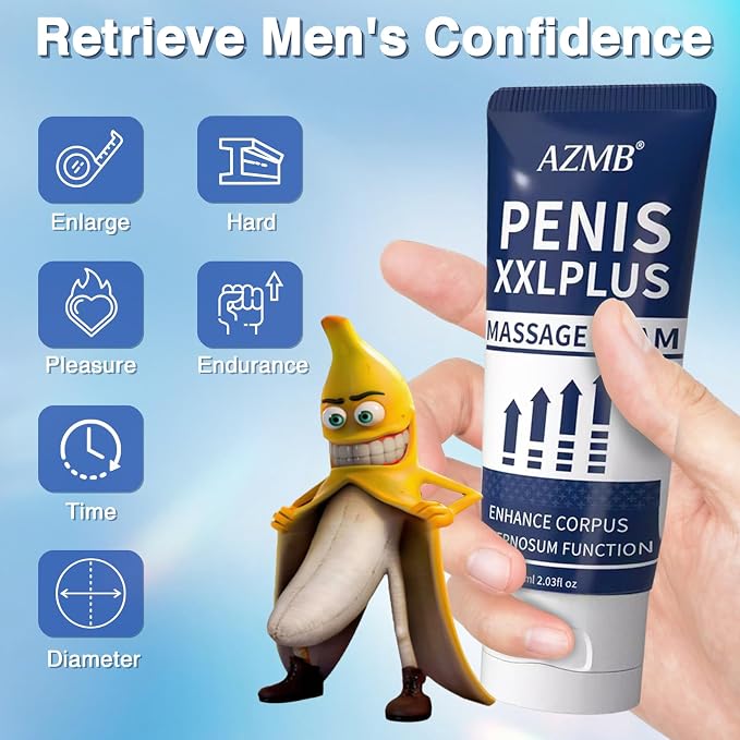 Male Enhancement Cream for Men, Body Gel for Private Part, Men's Re-Vitalize Massage Oil, Enhance Size and Performance – Get Bigger Thicker and Stronger