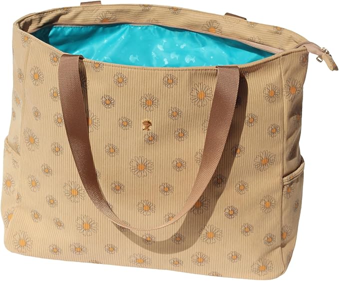 ESVAN LARGE BEACH BAG Water Resistant Lightweight 20 inch Women Oversize Tote Bag for Gym Beach Travel Pool Yoga Nurse