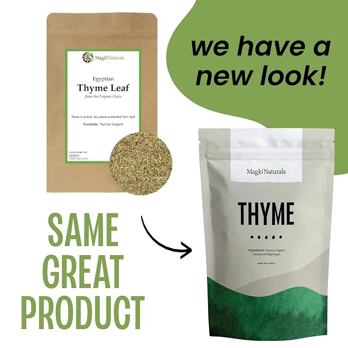 MagJo Naturals Thyme Leaf | Loose Leaf | Bulk 1 Pound bag | MagJo Naturals