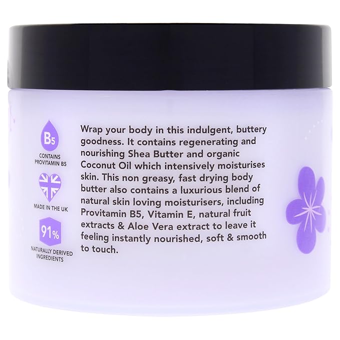 I LOVE Violet Dreams Scented Body Butter - Hydrating Body Butter for Dry Skin - Vitamin E and Aloe Vera - Shea Butter and Coconut Oil - 10.1 oz