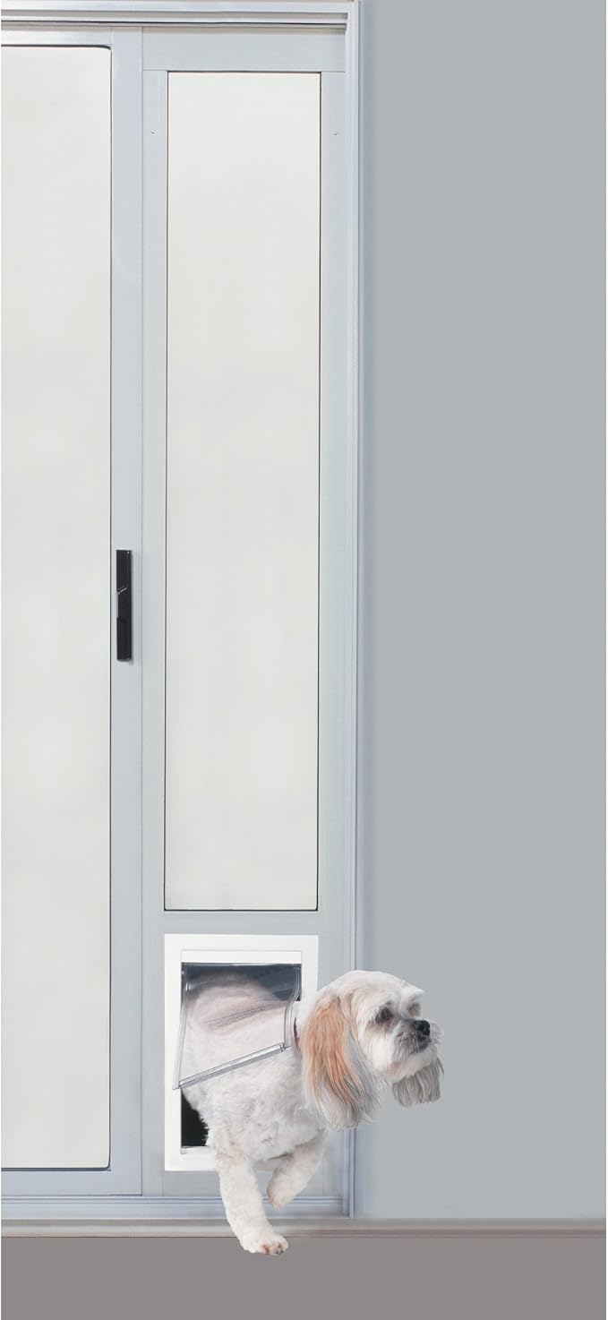 Ideal Pet Products Aluminum Pet Patio Door, 7" x 11-1/4" Flap Size