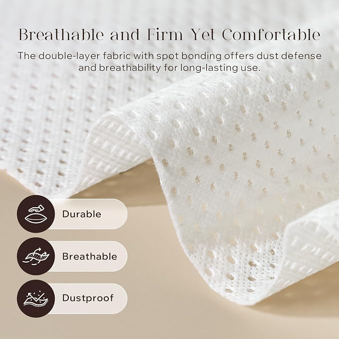 Phantoscope 18x18 Pillow Inserts, Throw Pillow Inserts for Couch, Pack of 4 | 100% Virgin Fiber Hypoallergenic Pillow Form, Soft Throw Pillow Inserts, Lightweight Throw Pillows for Couch Bed Pillows