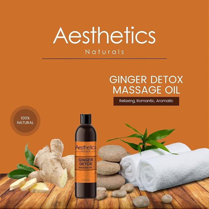 Aesthetic Naturals Massage Oil (Ginger Detox)