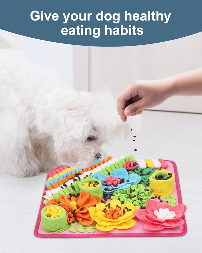 Snuffle Mat for Dogs, 15.4-Inch Felt Wool for Small/Medium Pets