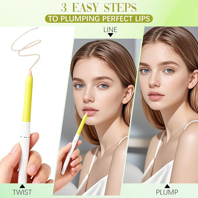 Invisible Extreme Plumping Lip Liner, Invisible Lip Liner Plumper, Suitable for All Women,1pc