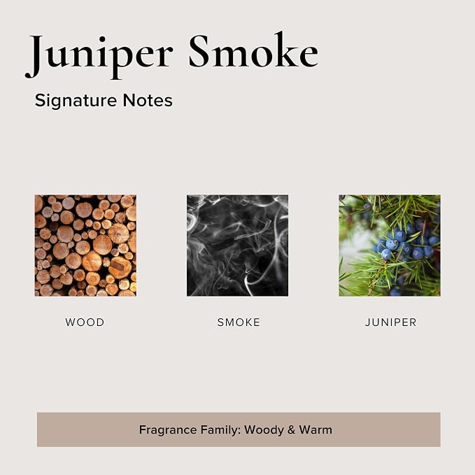 Broken Top Juniper Smoke Pure Soy Candle | 9 oz. | Wood, Smoke & Juniper 50-Hour Burn Time. Natural Cotton Wick, Vegan, No Parabens, No Phthalates