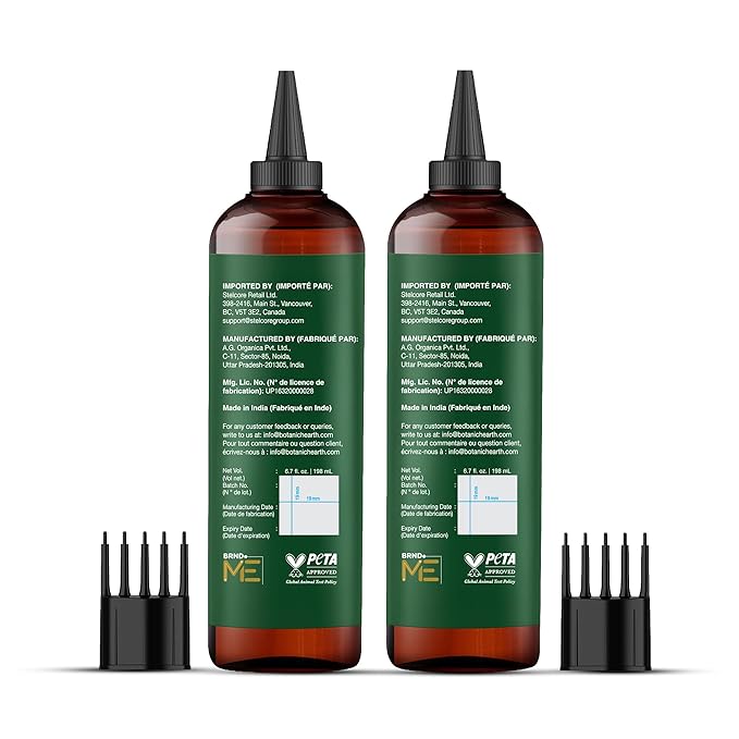 Botanic Hearth Hair Oil for Hair Growth & Hair Treatment Oils | Strengthening Dry, Frizzy, Damaged Hair & Scalp Treatment | Tea Tree Hair Oil – 6.7 Fl Oz (2 Pack)