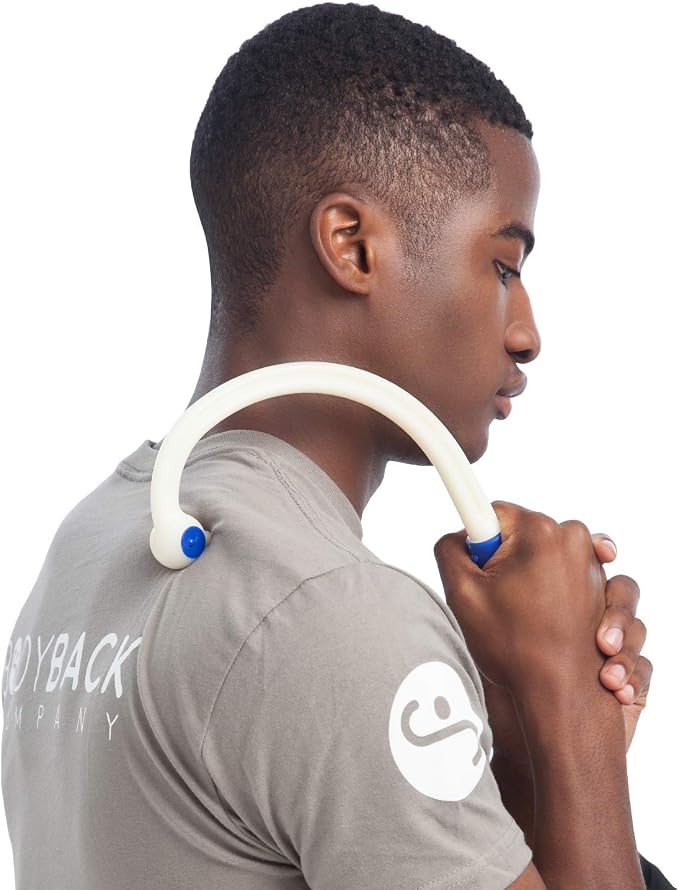 Body Back Mini FSA Eligible - Handheld Neck and Shoulder Massager, Trigger Point Massage Tool, Pressure Point Pain Relief, Deep Tissue Self Massager