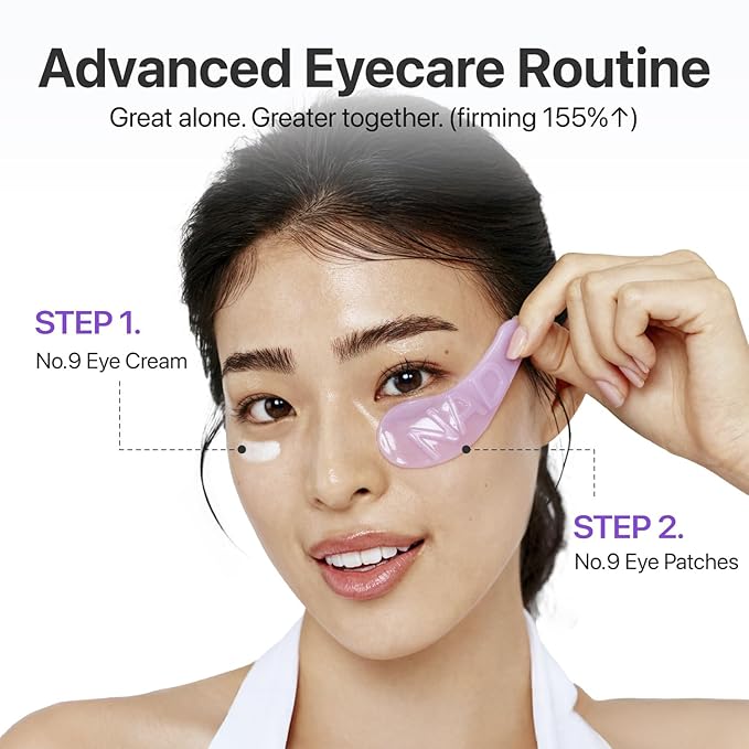 numbuzin No.9 Eye Cream | NAD+ Retinol Volumetox Eye Cream | Dark Circles, Glow Up, Firming, Wrinkles, Fine Lines, Depuff | Peptides, Niacinamide | Restores Radiance for Undereyes | 0.33 fl. oz.