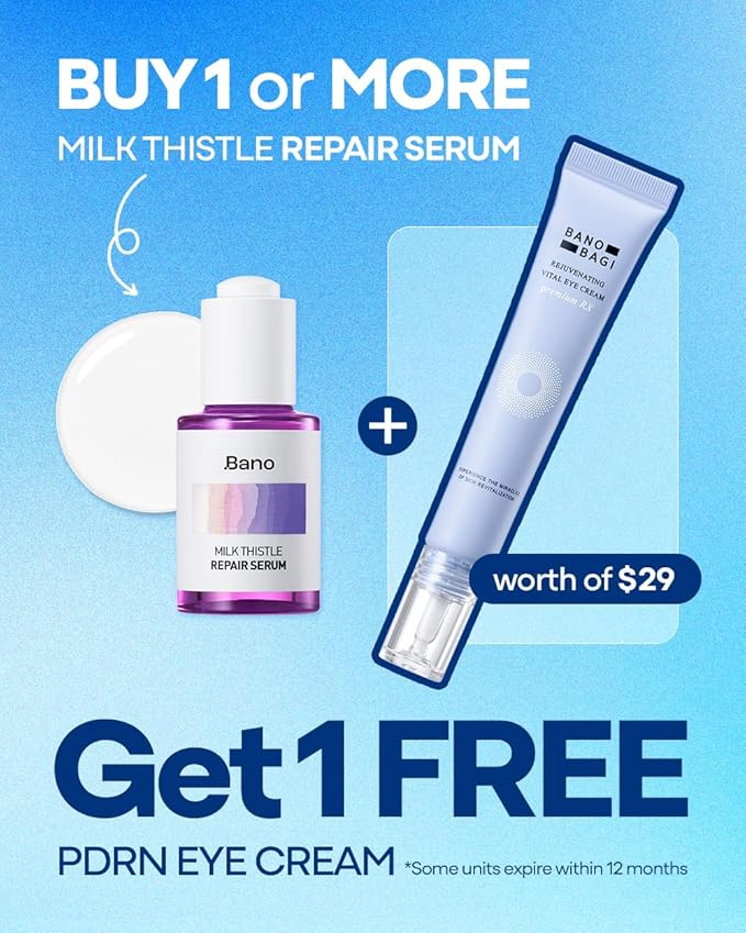Banobagi PDRN Eye Cream – Under Eye Cream for Puffiness and Bags, Korean Skin Care with Centella, Panthenol & b-PDRN | Firming & Hydrating, Fragrance-Free, 0.5 fl oz