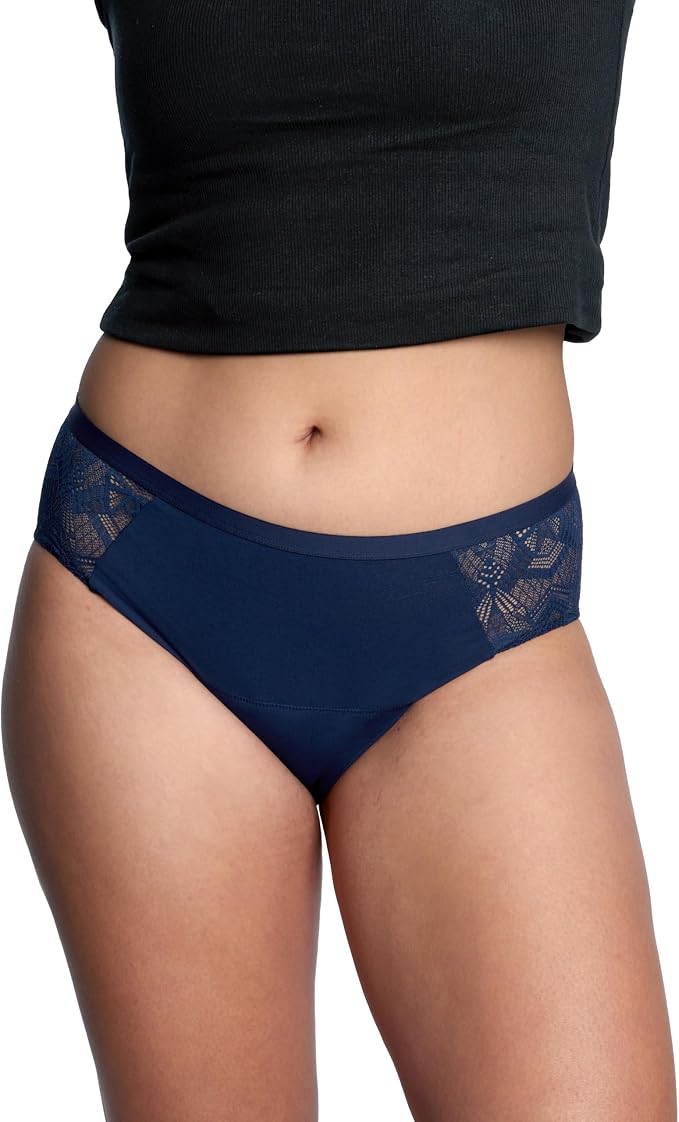 Thinx Ultra-Soft Leakproof Briefs for Women – Reusable, Comfy Period Underwear Holds Up to 12 Tampons