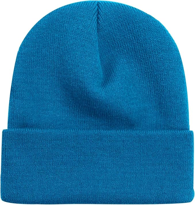 ZOORON Beanie for Women Men Ski Watch Cap Cuffed Plain Skull Knit Hat Soft Fisherman Winter Hat