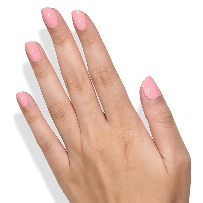 LONDONTOWN lakur Nail Polish - Chip-Resistant, Non-Toxic, Conditions & Hydrates Nails | Glossy Salmon Pink, Desert Flower, .40 fl oz