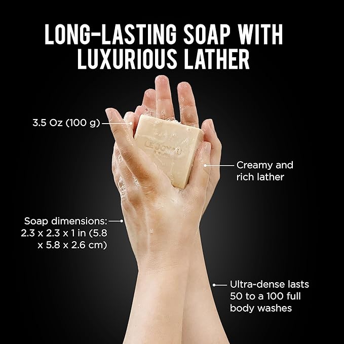 LJO Soap No Artificial Fragrances | Only Essential Oils | No Titanium Dioxide | Made with 4 All-Natural Ingredients | Designer Soap for Women | All-Skin Types | 100% Biodegradable Gift Set