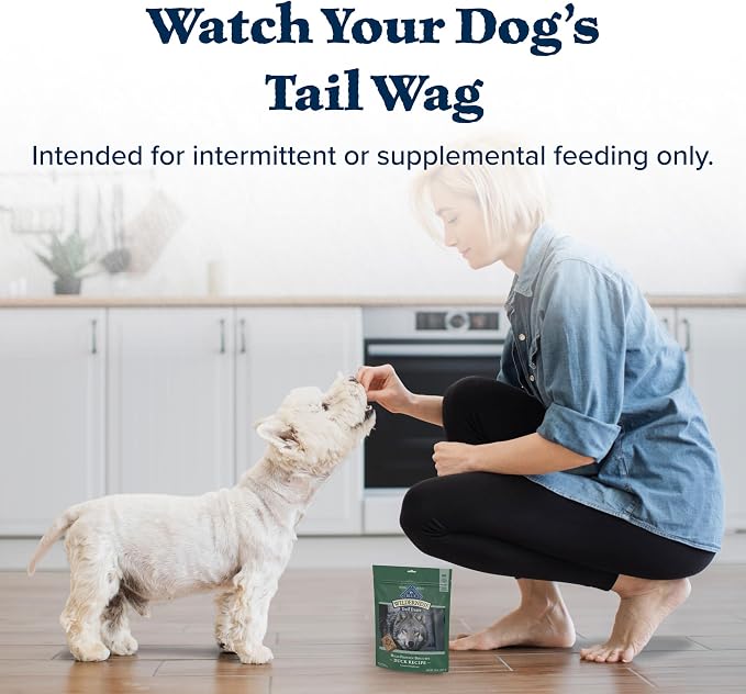 Blue Buffalo Wilderness Trail Treats Duck Crunchy Dog Biscuits, 24 oz | Real Duck #1 Ingredient, High Protein & Grain-Free Dog Snacks, Great for Training, No Artificial Preservatives
