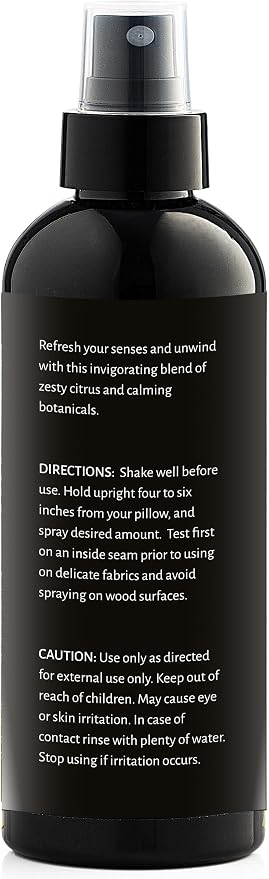 Aromasong Fresh Citrus Pillow Spray for Sleeping - All Natural Calming Linen & Bedtime Sleep Mist for Deep Sleep - Pillow Spray Aromatherapy with Botanical Essential Oils for Relaxing Stress