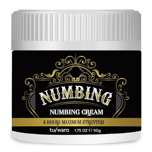 Numbing Cream Extra Strength: Relief Long Lasting & Fast-Absorbing with Emu Oil and Arnica — Non-Greasy 50 mL