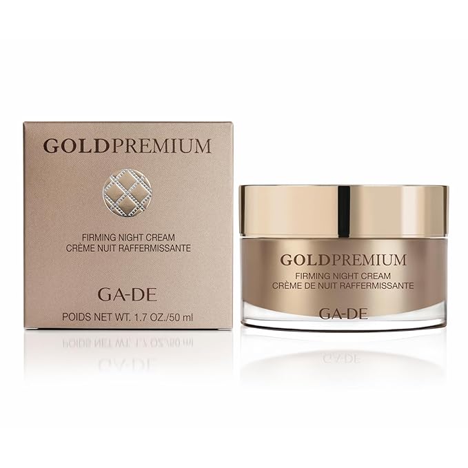 GA-DE Gold Premium Firming Night Cream - Anti-Aging Face Moisturizer - Enriched with LiftoPeptide Complex for Skin Elasticity - 1.7 oz