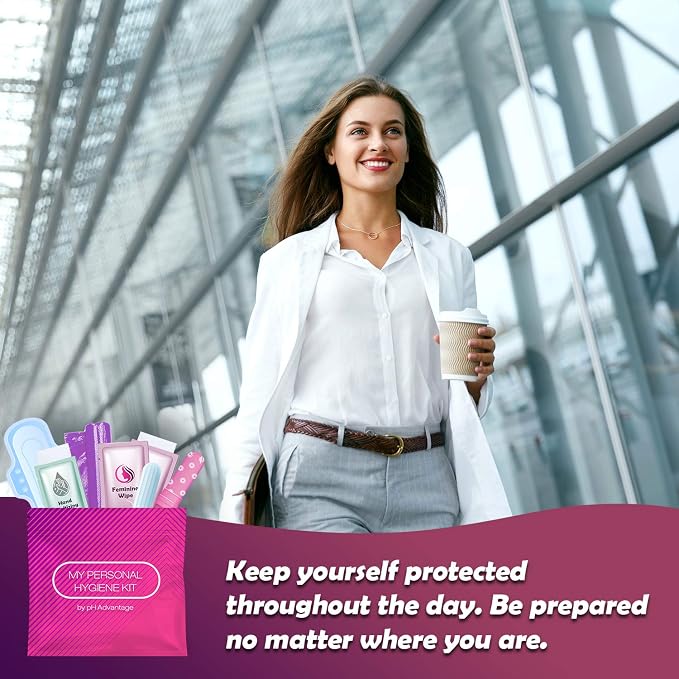 Portable Period Kit: Essential Period Pouch for Teen Girls in School, Travel, and Daily Use - Ideal for Parents, Schools, Churches, Businesses, and Homeless Outreach - Pink (Menstrual Kit, 10)