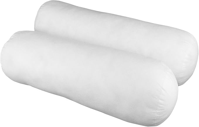 Hometex Canada Bolster Insert 6" x 17" Polyester Filled Standard Cover (2 Pack)