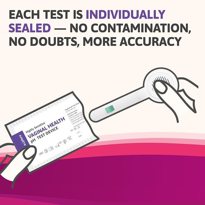 Exploro Vaginal pH Test Strips for Women, At-Home pH Balance Test, Accurate & Easy-to-Read Vaginal pH Strips for Feminine Health, Clinically Tested, 3 Count