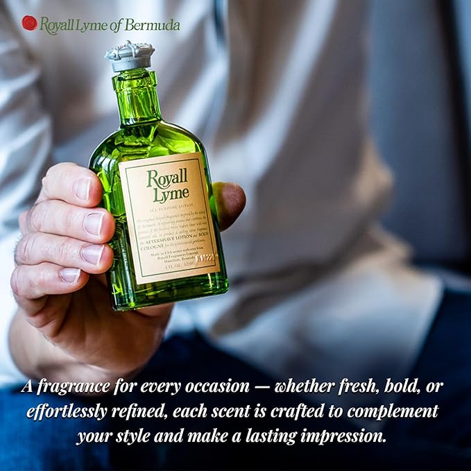 ROYALL LYME, Men's Heritage Cologne, Inspired by Bermuda – 4 Fl oz Spray
