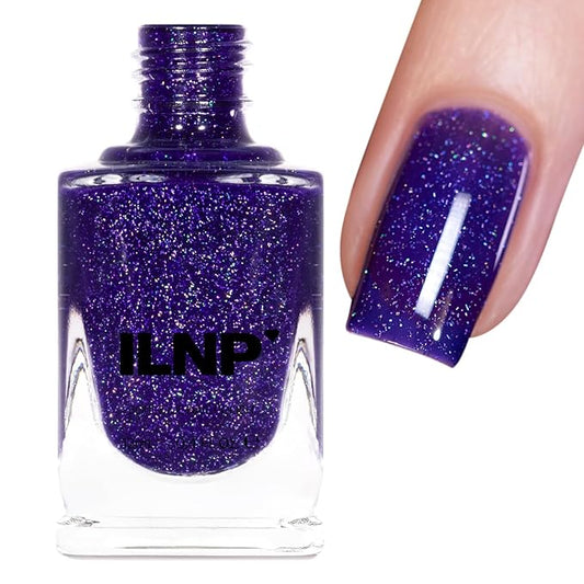 ILNP Grapevine - Concord Grape Holographic Jelly Nail Polish