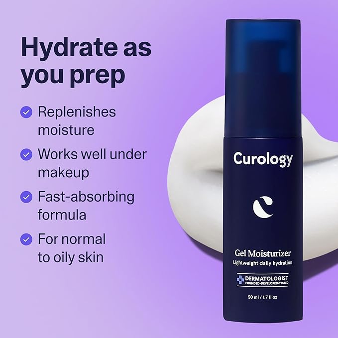 Curology Everyday Skincare Gift Set, Gentle Facial Cleanser, Acne Body Wash (2% Salicylic Acid), and Daily Gel Face Moisturizer with Hyaluronic Acid