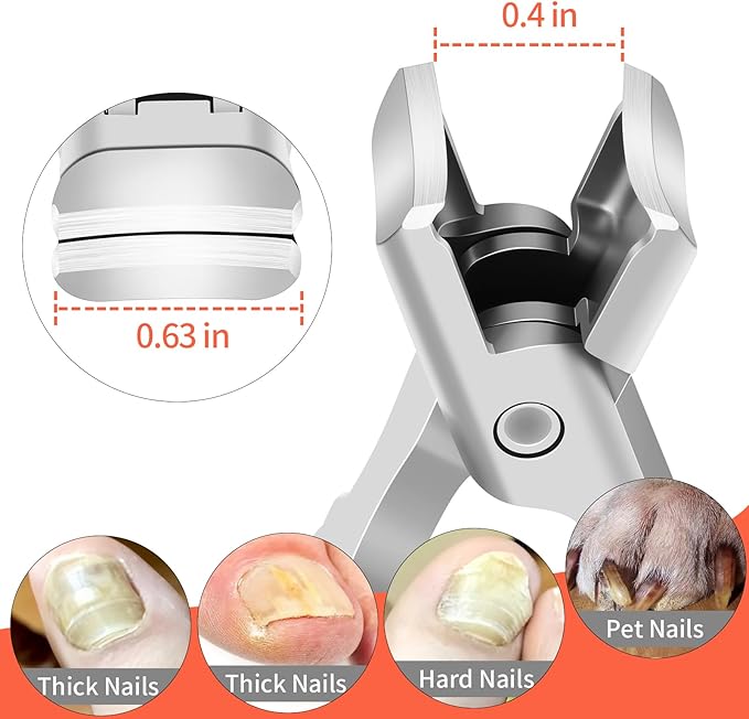 Stocking Stuffers Gifts for Men Adults Seniors, Nail Clippers with Catcher, Christmas Gifts for Men Dad Boyfriend Teens Him, Heavy Duty Clipper with Safety Lock for Mens Women Seniors