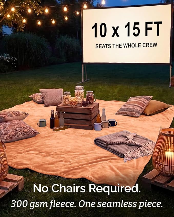 Ultra Soft Fleece Blanket Giant Blanket Size - Flannel Fleece Luxury Blanket - Lightweight for Couch Bed Chair - Thick, Warm and Breathable - All Season Cozy, Peach Fuzz