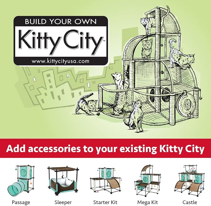 Kitty City Cube and Platforms (Textile Replacement)
