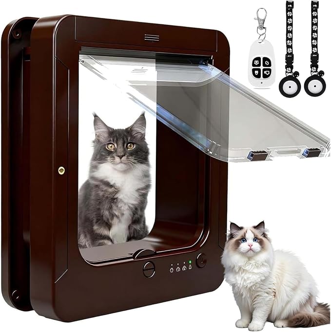 Smart Electronic Cat，Entry Microchip Sensing Technology，for Small Dogs
