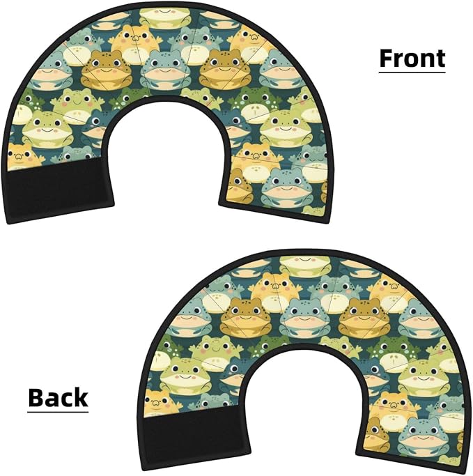 Cute Cartoon Smart Frog for Adjustable Cat Cone Collar