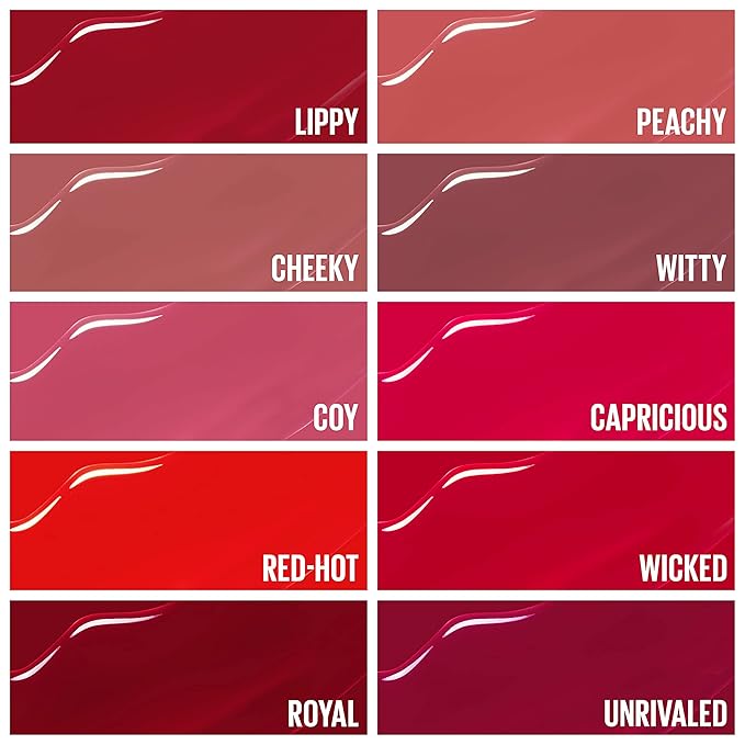 Maybelline Super Stay Vinyl Ink Longwear No-Budge Liquid Lipcolor Makeup, Highly Pigmented Color and Instant Shine, Witty, Mauve Nude Lipstick, 0.14 fl oz, 1 Count