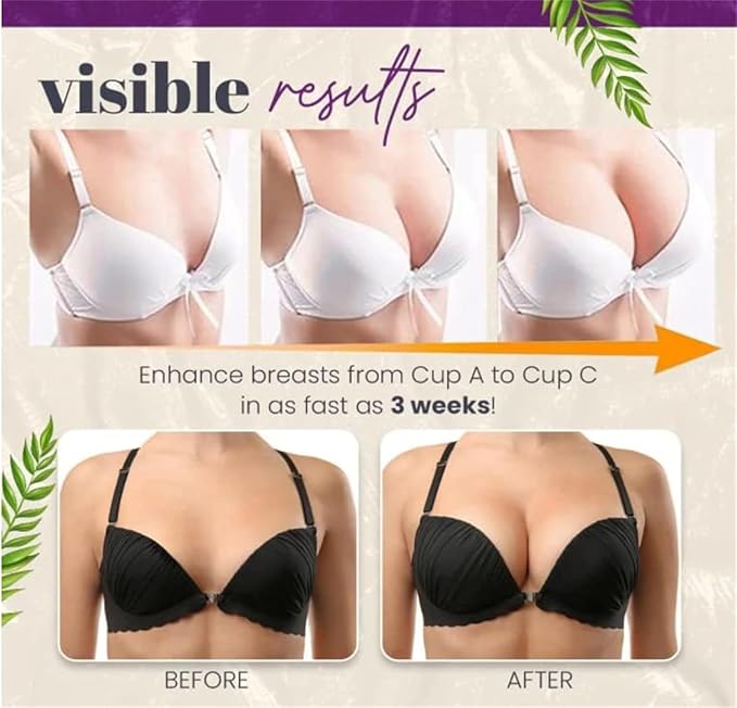 Generic Bust Firming Natural Essence Oil, Natural Breast Enhancement Oil, Breast Enhancement Cream Fast Growth, Natural Curves Breast Enhancement, Plumping Enlargement Nourishing Massage Oil (2Pcs)