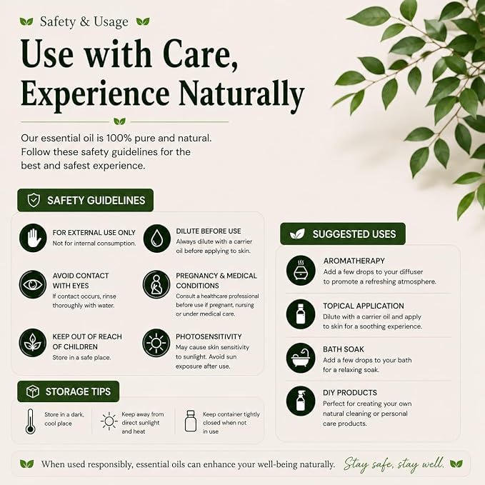 GreenHealth Eucalyptus Essential Oil – 1 fl oz (30 ml) Amber Glass Bottle w/Euro Dropper – 100% Pure Essential Oil
