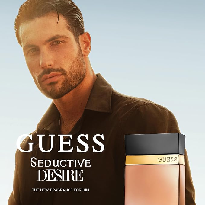 GUESS Seductive Desire For Men/Homme Eau De Toilette Cologne and Fragrance Spray For Men, 1.7 Fl. Oz.