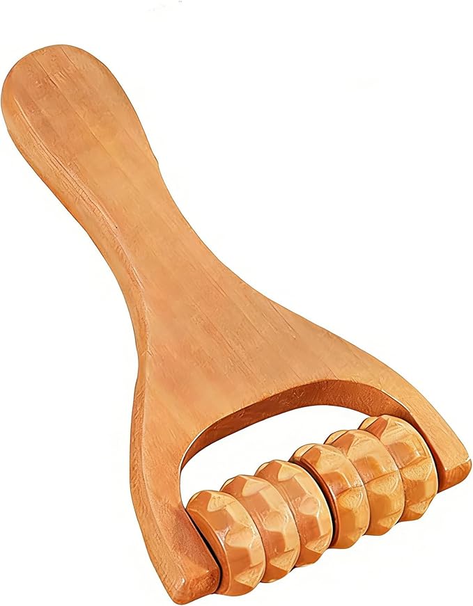Wooden Massage Roller ，Roller Massager Tool，Wooden Massage Tool for Foot and Back