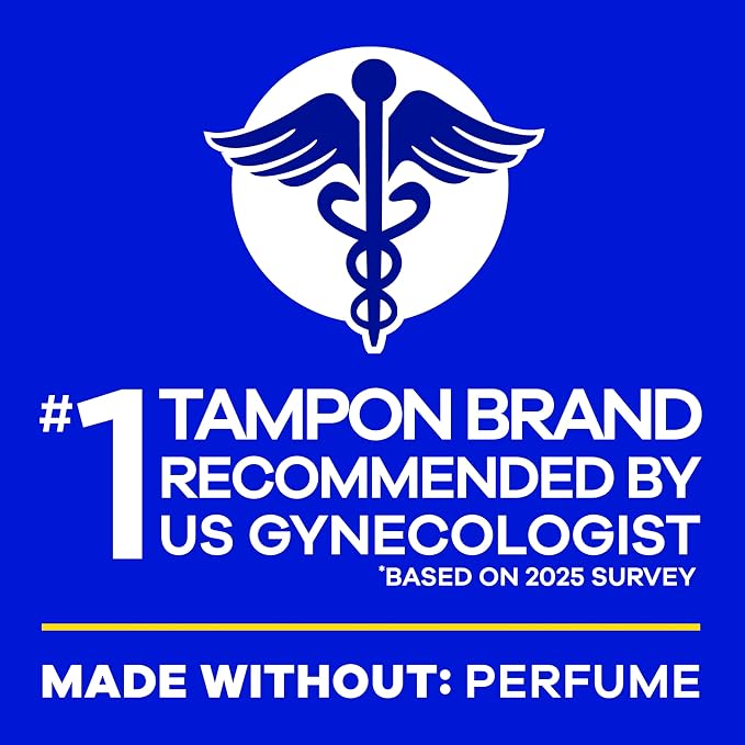 Tampax Pearl Tampons for Women, with LeakGuard Braid, Super Plus Absorbency, Unscented, 50 Count