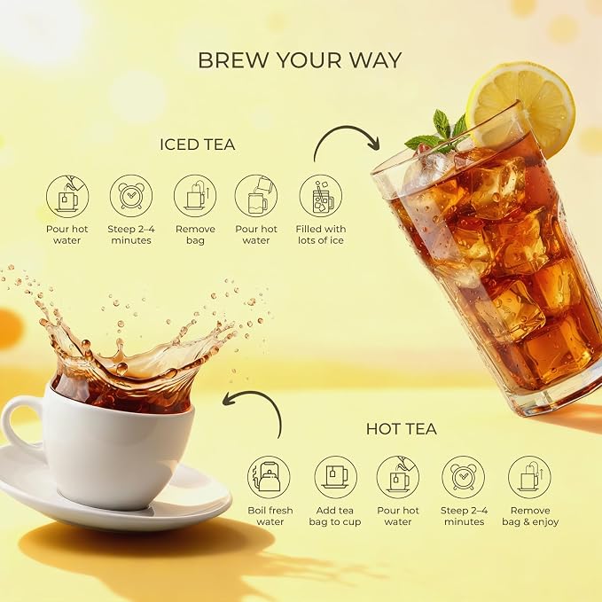 Life Plus Style Gourmet La Granja Pure Chamomile Herbal Tea 25 Individually Wrapped Tea Bags Caffeine Free Natural Bedtime Tea Herbal Infusion Gift for Women & Tea Lovers