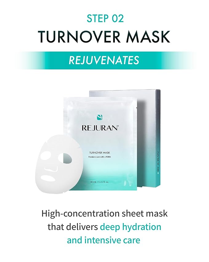 REJURAN® Total Aesthetic Set c-PDRN® - Salmon DNA Rejuvenating Daily Skincare Kit for Anti-Aging, Firming & Deep Hydration. Gift Set for Radiant, Youthful Glass Skin. Korean Skincare.