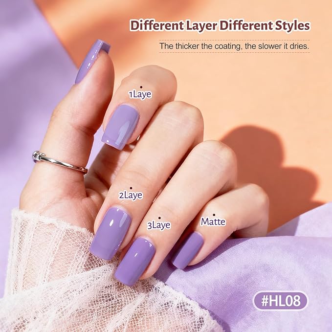 Autumn Maple Leaf Nail Polish Set -12 Colors Orange Purple Yellow Nude Pink Nail Polish Set With Base Coat and Top Coat Quick Dry Long Lasting Color Nail Polish for Holiday Gift Giving 5ML